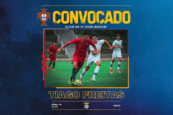 Tiago Freitas convocado para a Seleção Nacional Sub-19